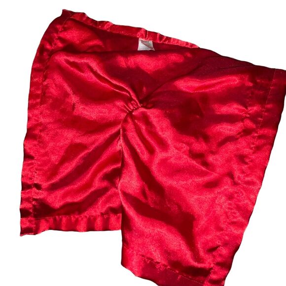 Baby Essentials Reindeer Lovey Security Blanket Rattle Satin 1st Christmas 14” - Picture 9 of 12